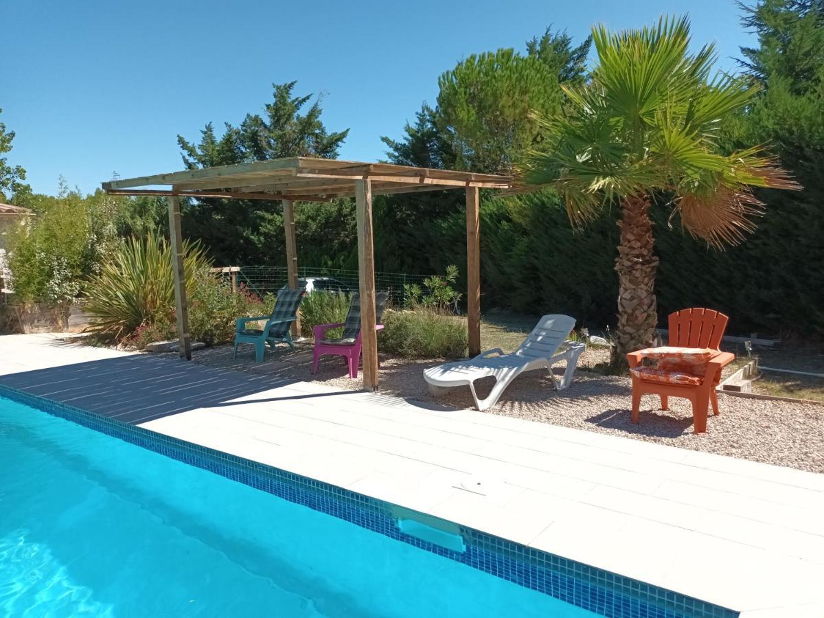 Chalet Banane Devant Piscine, A 6Km Du Festival De Piano De La Roque D'Antheron Rognes Exterior foto